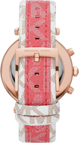 Michael Kors Parker Chronograph White Dial Two Tone Leather Strap Watch For Women - MK6951 Buy Now By Michael Kors