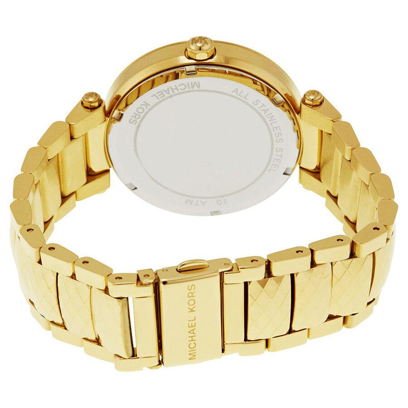 Michael Kors Parker Gold Mother of Pearl Dial Gold Steel Strap Watch for Women - MK6425 Buy Now By Michael Kors