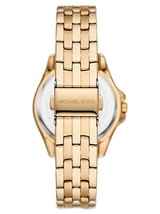 Michael Kors Mini Pilot Quartz Gold Dial Gold Steel Strap Watch For Women - MK7366 Buy Now By Michael Kors