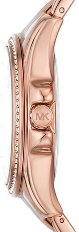 Michael Kors Mini Pilot Quartz Gold Dial Gold Steel Strap Watch For Women - MK7367 Buy Now By Michael Kors