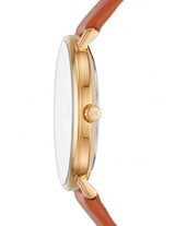Michael Kors Pyper Quartz Silver Dial Brown Leather Watch For Women - MK2740 Buy Now By Michael Kors