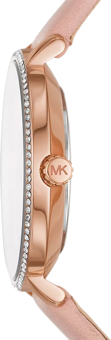 Michael Kors Pyper Analog White Dial Pink Leather Strap Watch For Women - MK2803 Buy Now By Michael Kors