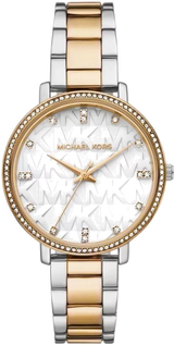 Michael Kors Pyper Three Hand White Dial Two Tone Steel Strap Watch For Women - MK4595 Buy Now By Michael Kors