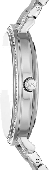 Michael Kors Pyper Three Hand Pink Dial Silver Steel Strap Watch For Women - MK4631 Buy Now By Michael Kors
