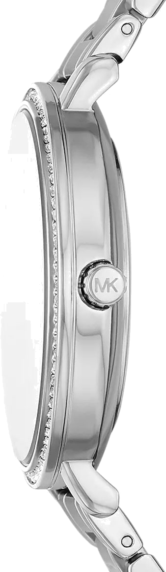 Michael Kors Pyper Three Hand Pink Dial Silver Steel Strap Watch For Women - MK4631 Buy Now By Michael Kors