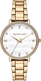 Michael Kors Pyper Three Hand White Dial Gold Steel Strap Watch For Women - MK4666 Buy Now By Michael Kors