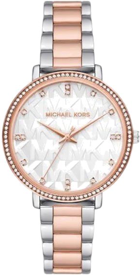 Michael Kors Pyper Quartz White Dial Two Tone Steel Strap Watch For Women - MK4667 Buy Now By Michael Kors