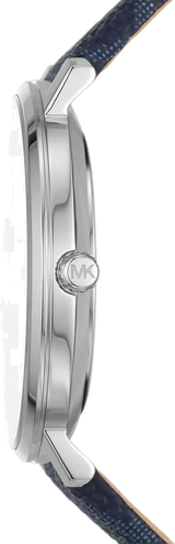 Michael Kors Pyper Quartz Silver Dial Blue Leather Strap Watch For Women - MK7244 Buy Now By Michael Kors