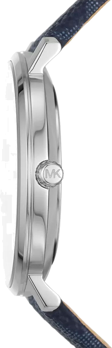 Michael Kors Pyper Quartz Silver Dial Blue Leather Strap Watch For Women - MK7244 Buy Now By Michael Kors