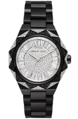 Michael Kors Raquel Three Hand Silver Dial Black Steel Strap Watch For Women - MK4692 Buy Now By Michael Kors