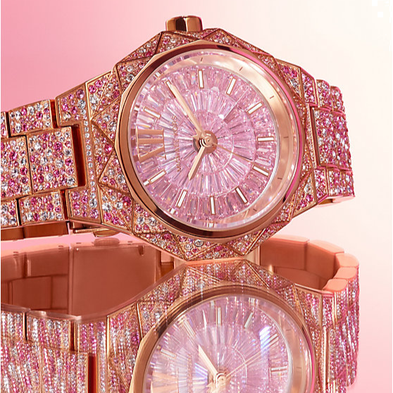 Michael Kors Raquel Three-Hand Crystals Pink Dial Rose Gold Steel Strap Watch For Women - MK7343 Buy Now By Michael Kors