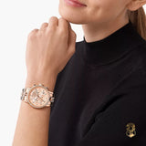 Michael Kors Ritz Chronograph Rose Gold Dial Rose Gold Steel Strap Watch For Women - MK7223 Buy Now By Michael Kors