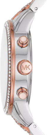 Michael Kors Ritz Chronograph Silver Dial Two Tone Steel Strap Watch For Women - MK6938 Buy Now By Michael Kors