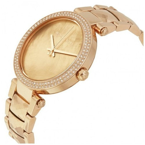 Michael Kors Parker Rose Gold Dial with Diamonds Rose Gold Steel Strap Watch for Women - MK6426 Buy Now By Michael Kors