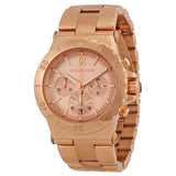 Shop Michael Kors Dylan Rose Gold Dial Rose Gold Steel Strap Watch for Women - MK5314 in USA