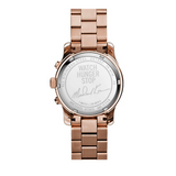 Michael Kors Runway Stop Hunger Quartz Blue Dial Rose Gold Steel Strap Watch For Men - MK8358 Buy Now By Michael Kors