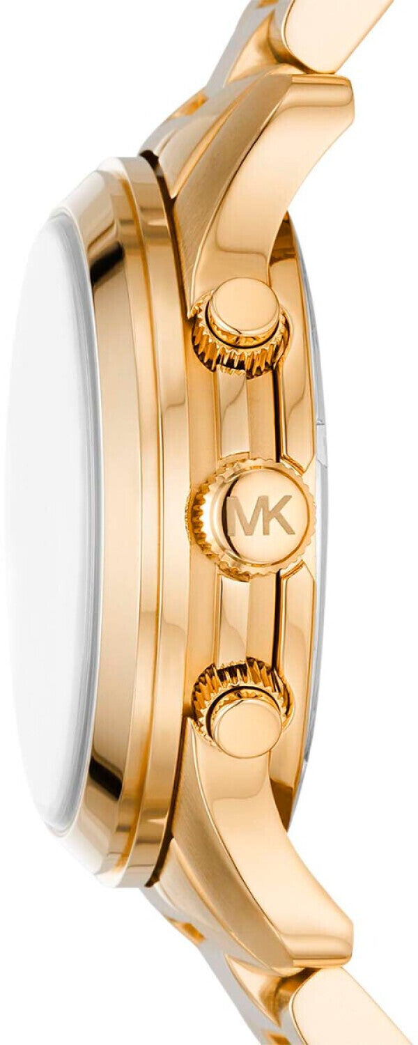 Michael Kors Runway Chronograph Gold Dial Gold Steel Strap Watch For Women - MK7323 Buy Now By Michael Kors