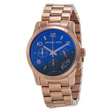 Michael Kors Runway Iridescent Dial Rose Gold Steel Strap Watch for Women - MK5940 Buy Now By Michael Kors