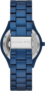 Michael Kors Slim Runway Quartz Blue Dial Blue Steel Strap Watch For Women - MK4503 Buy Now By Michael Kors