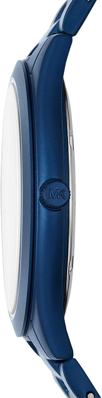 Michael Kors Slim Runway Quartz Blue Dial Blue Steel Strap Watch For Women - MK4503 Buy Now By Michael Kors