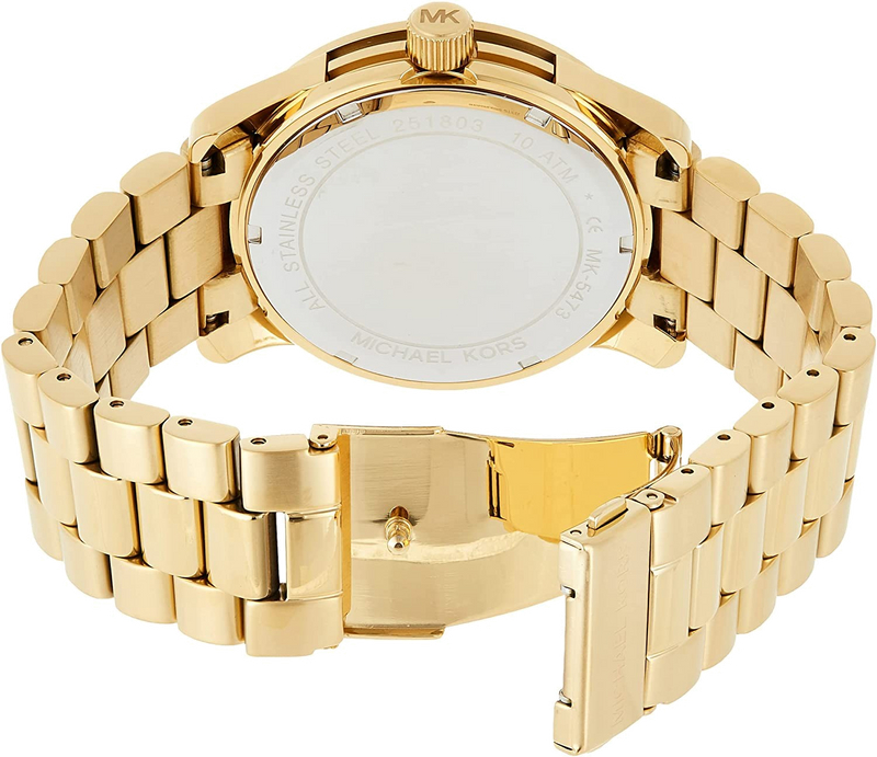 Michael Kors Runway Gold Dial Gold Steel Strap Watch for Women - MK5473 Buy Now By Michael Kors