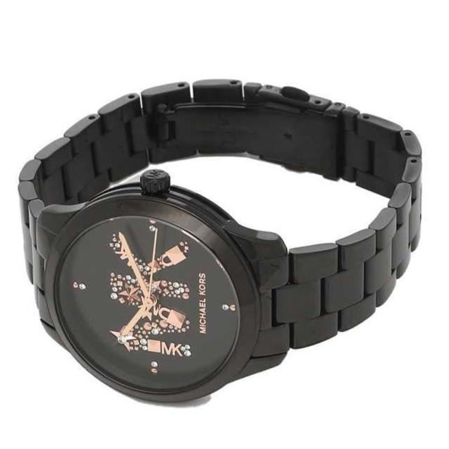 Michael Kors Runway Quartz Black Dial Black Steel Strap Watch For Women - MK6683 Buy Now By Michael Kors