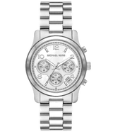 Michael Kors Runway Chronograph Silver Dial Silver Steel Strap Watch For Women - MK7325 Buy Now By Michael Kors