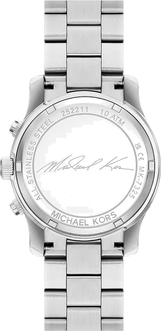 Michael Kors Runway Chronograph Silver Dial Silver Steel Strap Watch For Women - MK7325 Buy Now By Michael Kors