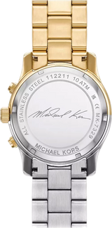 Michael Kors Runway Chronograph Gold Dial Two Tone Steel Strap Watch For Women - MK7329 Buy Now By Michael Kors