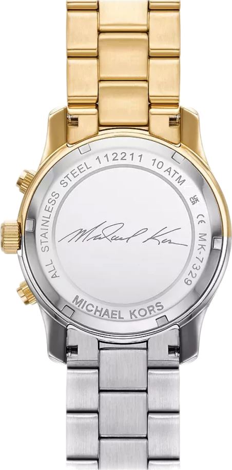 Michael Kors Runway Chronograph Gold Dial Two Tone Steel Strap Watch For Women - MK7329 Buy Now By Michael Kors