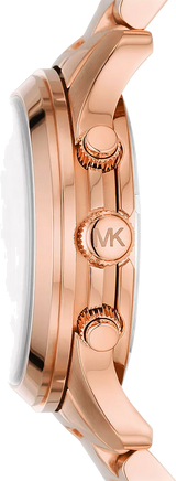 Michael Kors Runway Chronograph Pink Dial Rose Gold Steel Strap Watch For Women - MK7352 Buy Now By Michael Kors