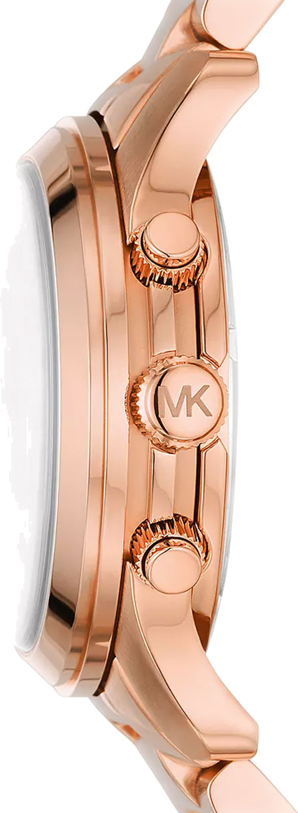 Michael Kors Runway Chronograph Pink Dial Rose Gold Steel Strap Watch For Women - MK7352 Buy Now By Michael Kors