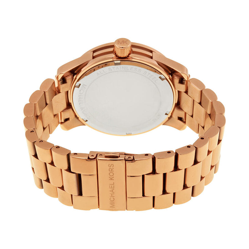 Michael Kors Runway Rose Gold Dial Rose Gold Steel Strap Watch for Women - MK5661 Buy Now By Michael Kors