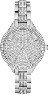 Michael Kors Runway Crystals Silver Dial Silver Steel Strap Watch for Women - MK3822 Buy Now By Michael Kors