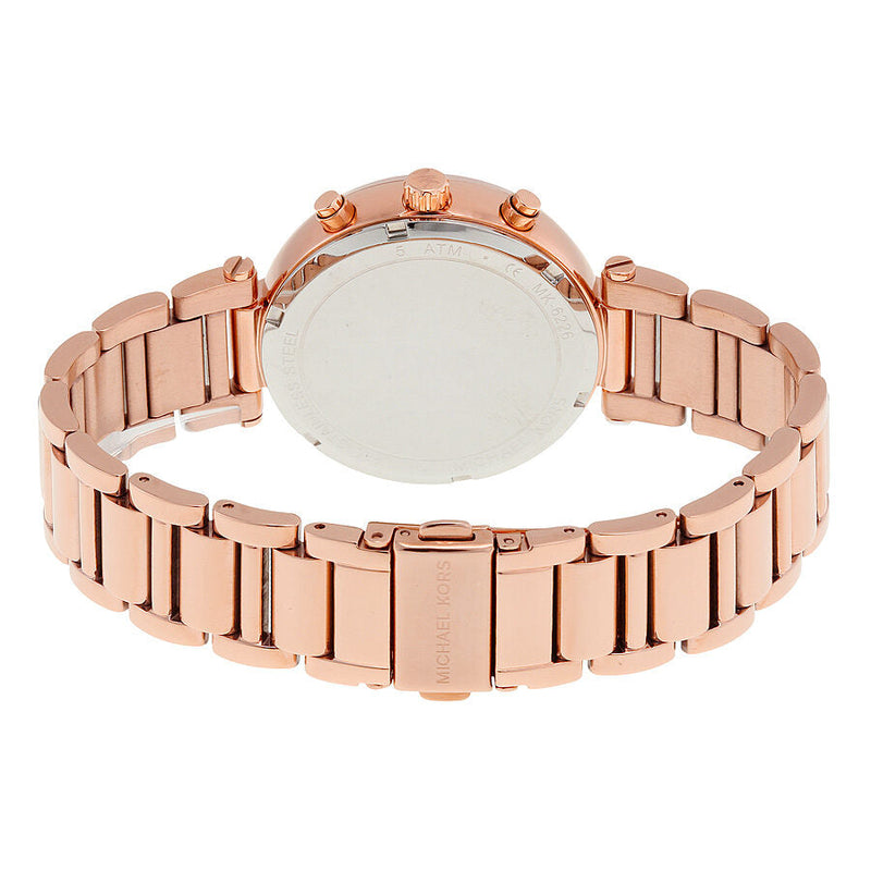 Michael Kors Sawyer Rose Gold Dial Rose Gold Steel Strap Watch for Women - MK6226 Buy Now By Michael Kors
