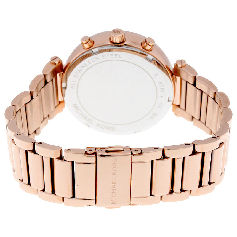 Michael Kors Sawyer Mother of Pearl White Dial Rose Gold Steel Strap Watch for Women - MK6282 Buy Now By Michael Kors