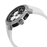 Michael Kors Sidney Multifunction Black Dial White Silicone Strap Watch For Women - MK6947 Buy Now By Michael Kors