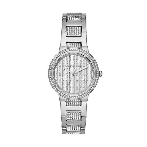 Michael Kors Gabbi Quartz Crystals Silver Dial Silver Steel Strap Watch For Women - MK3984 Buy Now By Michael Kors
