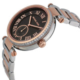 Michael Kors Skylar Black Dial Two Tone Steel Strap Watch for Women - MK5957 Buy Now By Michael Kors