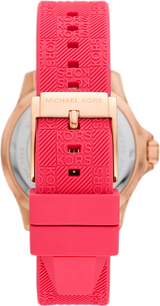 Michael Kors Everest Analog Rose Gold Dial Pink Silicone Strap Watch For Women - MK7359 Buy Now By Michael Kors