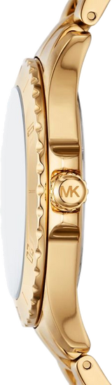 Michael Kors Everest Three-Hand Black Dial Gold Steel Strap Watch For Men - MK9078 Buy Now By Michael Kors