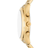 Michael Kors Slim Runway Chronograph Black Dial Gold Steel Strap Watch For Men - MK1076 Buy Now By Michael Kors