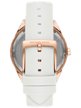 Michael Kors Oversized Sport Quartz White Dial White Rubber Strap Watch For Women - MK6945 Buy Now By Michael Kors
