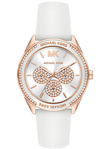 Michael Kors Oversized Sport Quartz White Dial White Rubber Strap Watch For Women - MK6945 Buy Now By Michael Kors