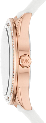 Michael Kors Oversized Sport Quartz White Dial White Rubber Strap Watch For Women - MK6945 Buy Now By Michael Kors