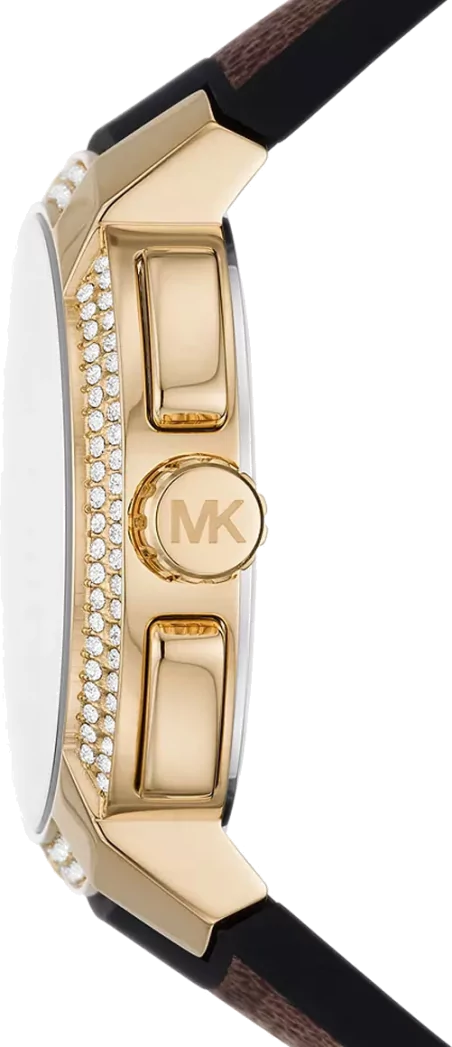 Michael Kors Sidney Multifunction White Dial Brown Leather Strap Watch For Women - MK6948 Buy Now By Michael Kors