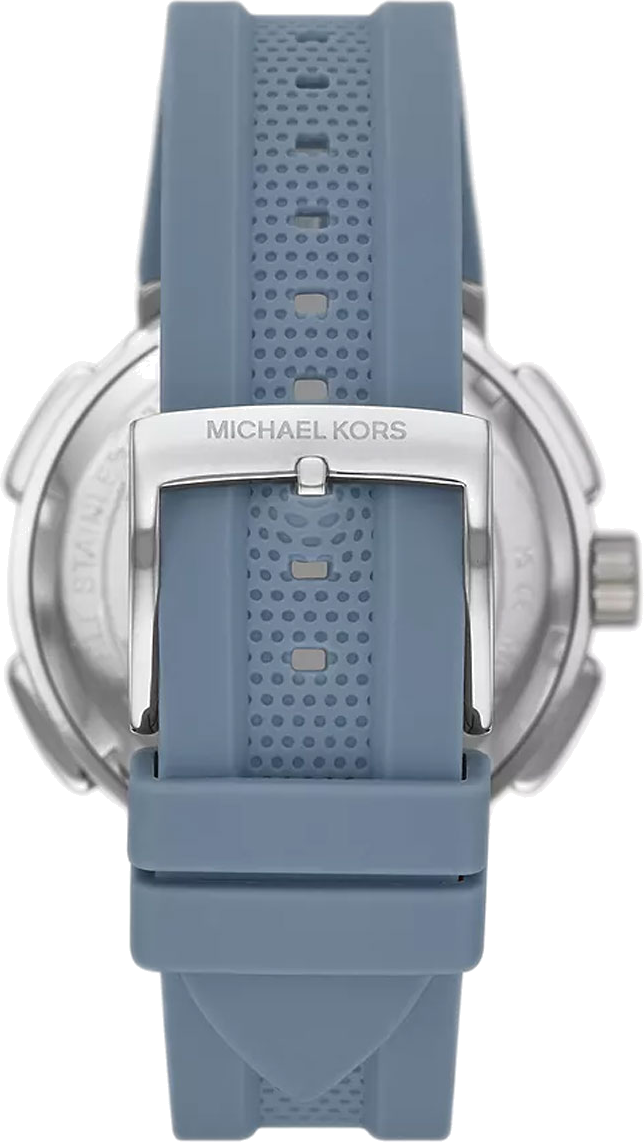Michael Kors Sidney Chambray Multifunction Blue Dial Blue Silicone Strap Watch For Women - MK7220 Buy Now By Michael Kors