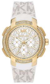 Michael Kors Sydney Quartz White Dial White Leather Strap Watch For Women - MK7221 Buy Now By Michael Kors