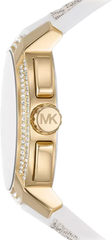 Michael Kors Sydney Quartz White Dial White Leather Strap Watch For Women - MK7221 Buy Now By Michael Kors