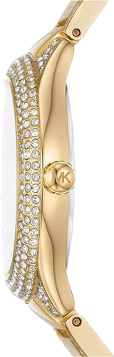 Michael Kors Sylvia Mother Of Pearl Dial Gold Steel Strap Watch For Women - MK4655 Buy Now By Michael Kors